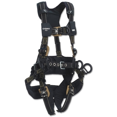 3M ExoFit NEX Arc Flash Tower Climbing Harnesses, 3 D-Rings, X-Large, Q.C. (098-1113369)