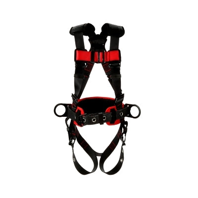 3M Protecta® Construction Style Positioning Harness, Standard, D-Rings, Leg Buckles, Small, Pass-Through Chest Connection (098-1161308)