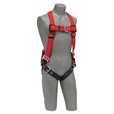 Capital Safety PRO Vest-Style Harnesses, Back D-Ring, X-Large, Tongue Buckle (098-1191384)