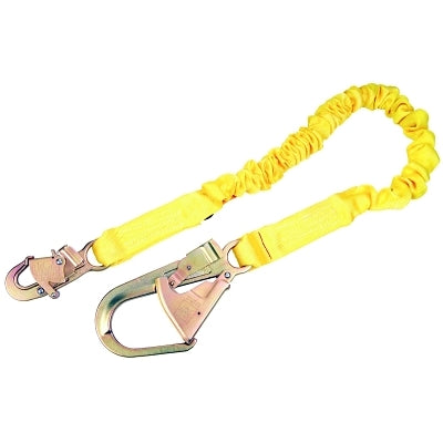 3M ShockWave2 Shock Absorbing Lanyard, 6 1/4 in, Swivel Snap Connection, 1 Leg (098-1244321)