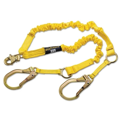 3M ShockWave2 100 Tie-Off Rescue Shock Absorbing Lanyards, 6 ft, Snap Hook, 310 lb (098-1244750)
