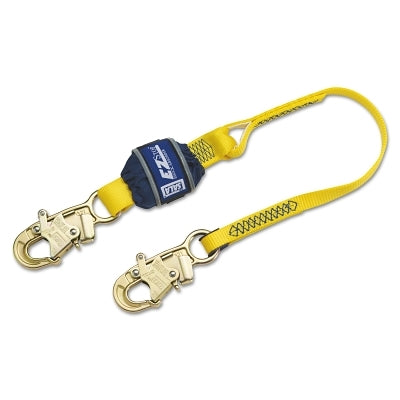 3M EZ Stop Shock Absorbing Lanyards, 12 ft, Snap Hook, 1800 lb Capacity, 2 Legs (098-1246273)