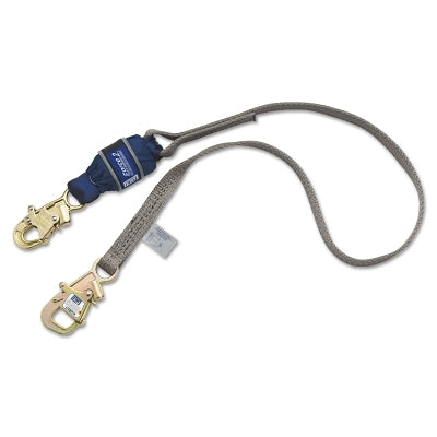 3M Force2 Tie-Back Shock Absorbing Lanyards, 12 ft, Snap Hook, 310/420 lb (098-1246173)