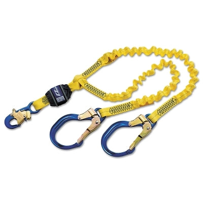 3M EZ-Stop 100 Tie-Off Shock Absorbing Lanyards, 6 ft, Elastic, 310 lb (098-1246193)