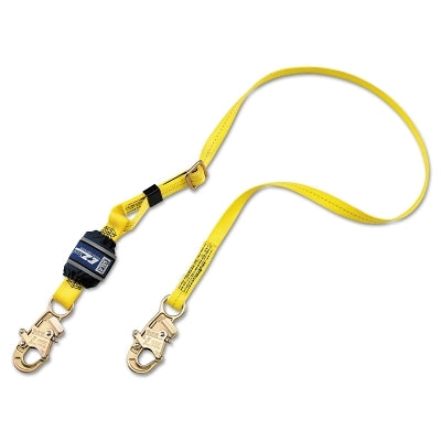 3M EZ-Stop Adjustable Shock Absorbing Lanyards, 6 ft, Snap Hook, 310 lb (098-1246234)