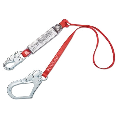 Capital Safety PRO Shock Absorbing Lanyard, 6 ft, Rebar Hook Connection, 1 Leg (098-1340125)
