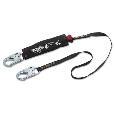 3M PRO Hot Works Shock Absorbing Lanyard, 6 ft, Snap Hook Connection, 1 Leg (098-1340129)