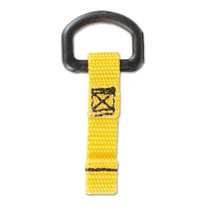 3M D-ring Attachment, 1500005, 0.5 in W x 2.25 in L, Webbed Nylon, Non -Conductive, Yellow, 10 Pack (098-1500005)