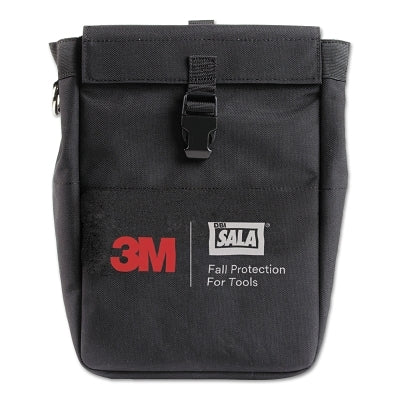 3M Extra Deep Tool Pouch with D-rings, 8.75 x 5 x 13, Canvas, Black (098-1500127)