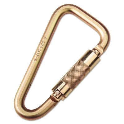 3M Saflok Carabiners, 1 3/16 in, Steel Carabiner (098-2000113)