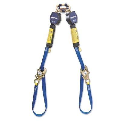 3M Nano-Lok™ Tie-Back Self Retracting Lifeline, 9 ft, Dorsal Top Connector, Tie-Back Snap Hook, 420 lb, Twin Leg (098-3101374)