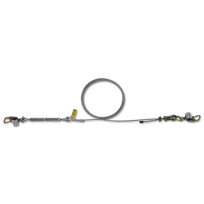 3M SecuraSpan™ HLL Lifeline Assembly, Single-Span Horizontal Lifeline for Stanchions, 120 ft (098-7403120)