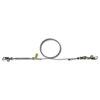 3M SecuraSpan™ HLL Lifeline Assembly, Multi-Span Horizontal Lifeline for Stanchions, 140 ft (098-7403140)