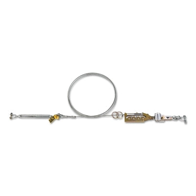 3M Sayfline Cable Horizontal Lifeline Systems, 42ft, Turnbuckle Tensioner,Wedgegrip (098-7602040)