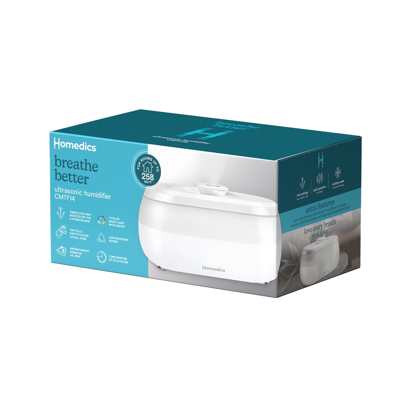 Homedics® Ultrasonic Humidifier (1253820_EA)