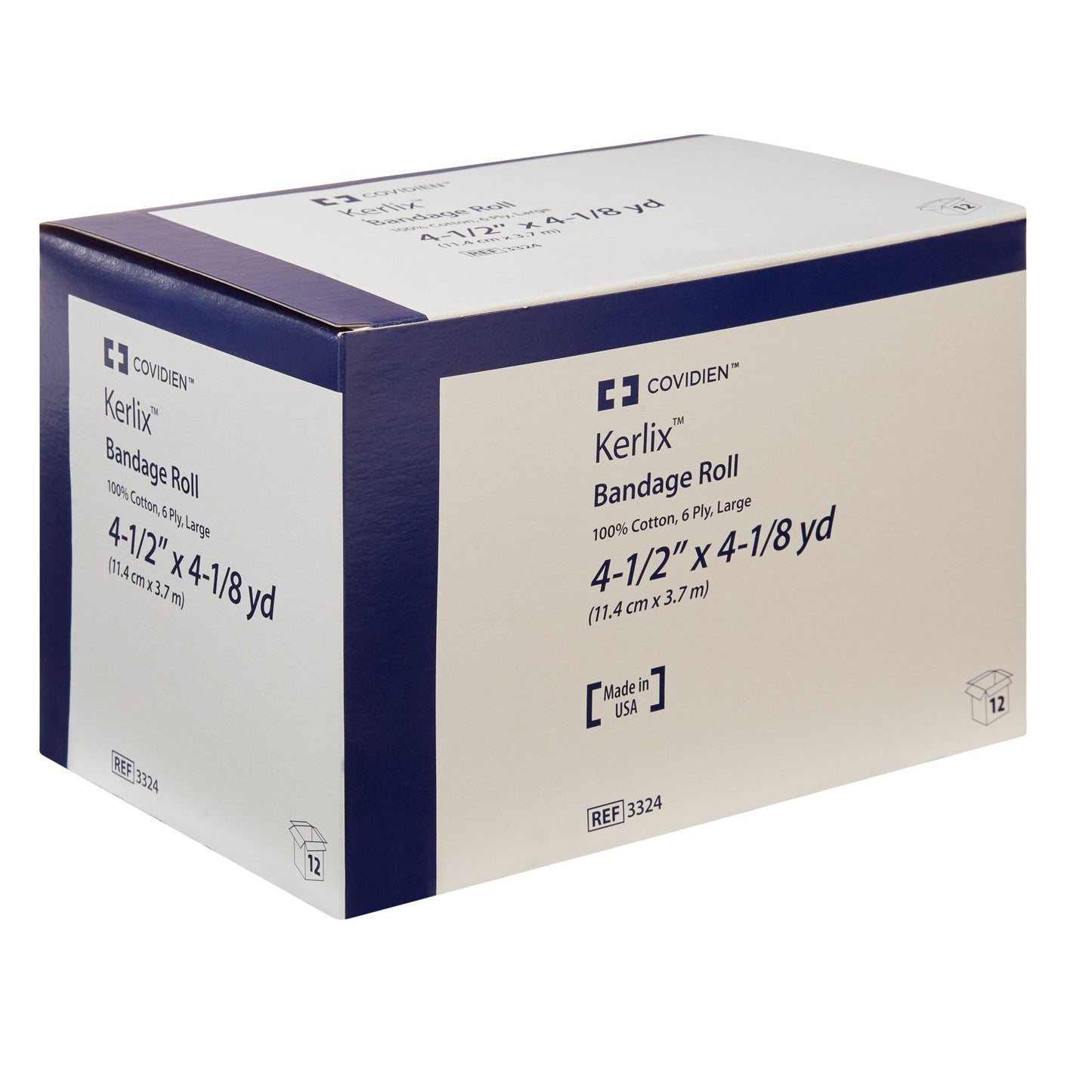 Kerlix™ Fluff Bandage Roll 4-1/2 Inch X 4-1/10 Yard 6-Ply NonSterile 12 per Pack (10057_EA)