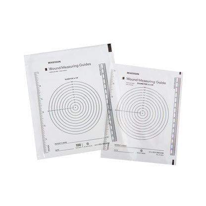 McKesson Wound Measuring Guide 5 X 7 Inch Clear Plastic NonSterile (580718_CS)