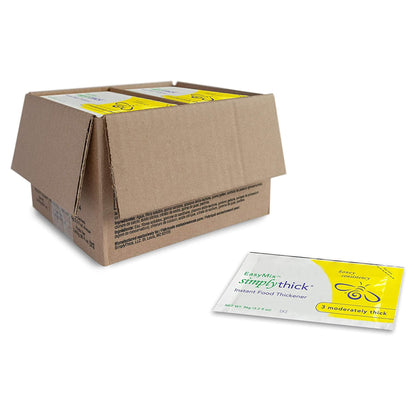 SimplyThick® Easy Mix Food and Beverage Thickener 96 Gram Individual Packet Unflavored Gel IDDSI Level 3 Moderately Thick/Liquidized (1087564_BX)