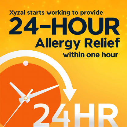 XYZAL® Allergy 24HR Allergy Relief 5 mg Strength Tablet 35 per Bottle (1230701_BT)