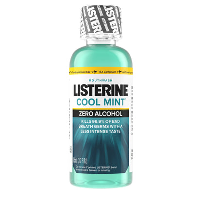 Listerine® Zero™ Mouthwash 3.2 oz. Clean Mint Flavor (780431_CS)