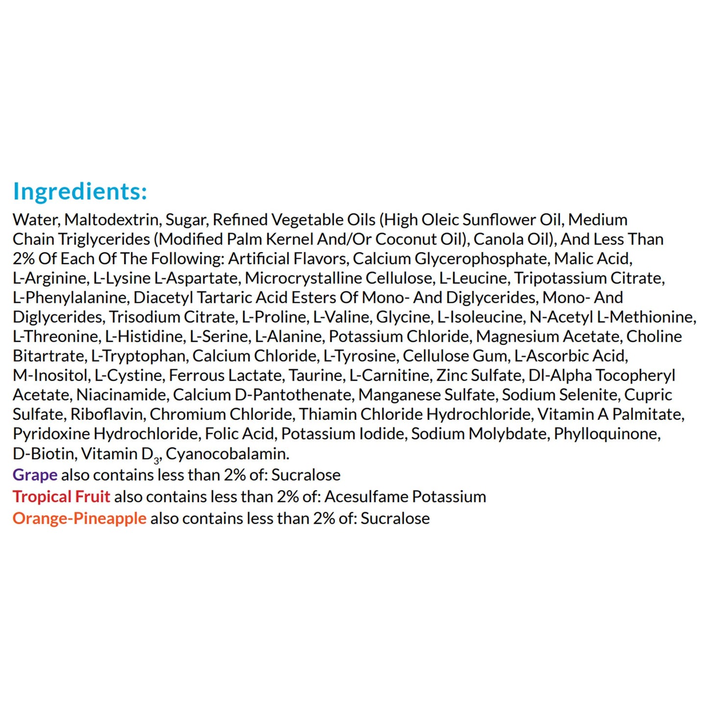 Neocate® Splash Pediatric Oral Supplement Grape Flavor 8 oz. Carton Liquid Amino Acid Food Allergies (1065636_CS)