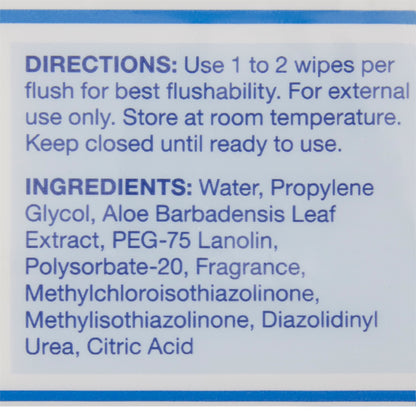 Flush Away Junior Flushable Personal Wipe Soft Pack Scented 12 Count (903687_BX)