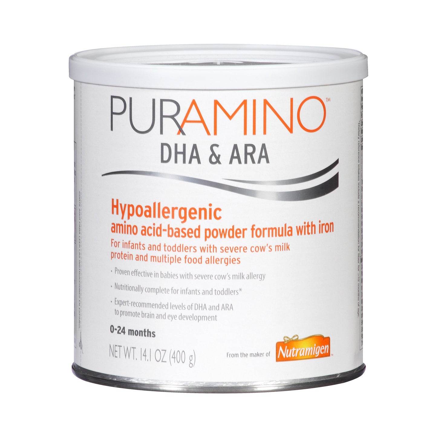 PurAmino™ Infant Formula Unflavored 14.1 oz. Can Powder Amino Acid Cow's Milk Allergy (1177944_EA)