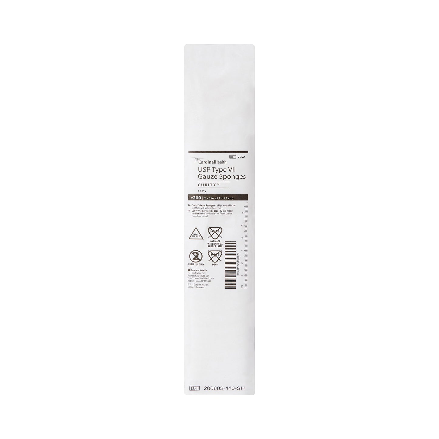 Curity™ Gauze Sponge 2 X 2 Inch 12-Ply NonSterile 200 per Pack (9979_BG)