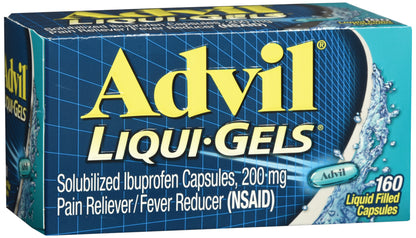 Advil® Liqui-Gels® Pain Relief 200 mg Strength Ibuprofen Capsule 160 per Bottle (500611_BT)