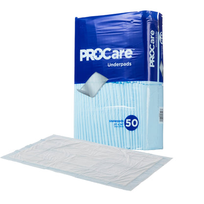 ProCare™ Disposable Underpad 21 X 34 Inch Fluff Light Absorbency (823750_CS)