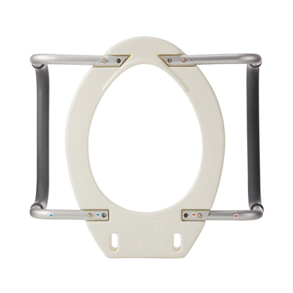 drive™ Premium Raised Toilet Seat with Arms 3-1/2 Inch Height Elongated 300 lbs. Weight Capacity (688939_EA)