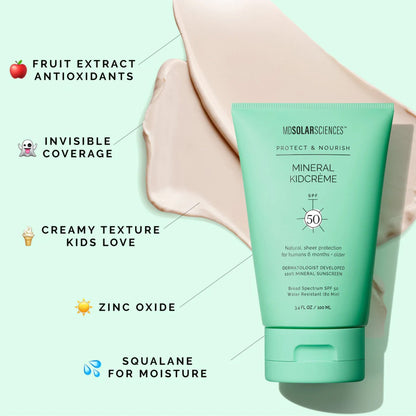MDSolarSciences® Mineral KidCrème® Sunscreen SPF 50 Cream 3.4 oz. Tube (1213490_PK)