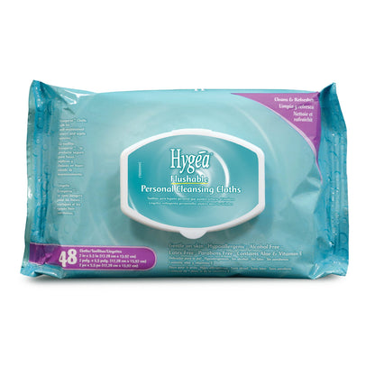 Hygea® Flushable Personal Wipe Soft Pack Scented 48 Count (461596_PK)