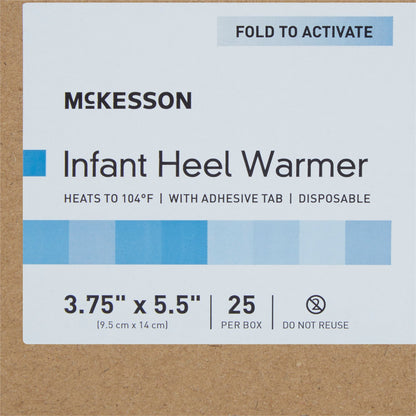 McKesson Instant Infant Heel Warmer Heel One Size Fits Most Nylon Cover / Polyethylene Disposable (521487_BX)