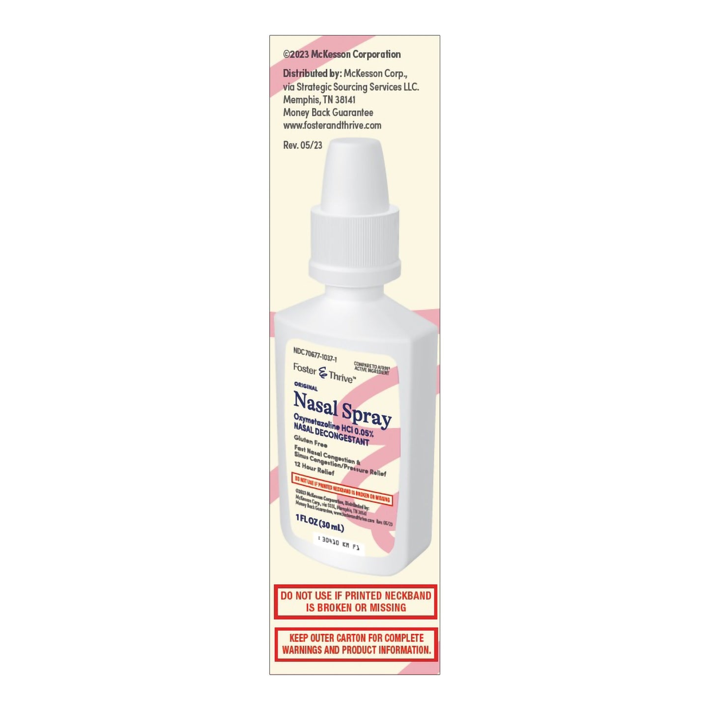 Foster & Thrive™ Sinus Relief 0.05% Strength Nasal Spray 1 oz. (1238923_EA)