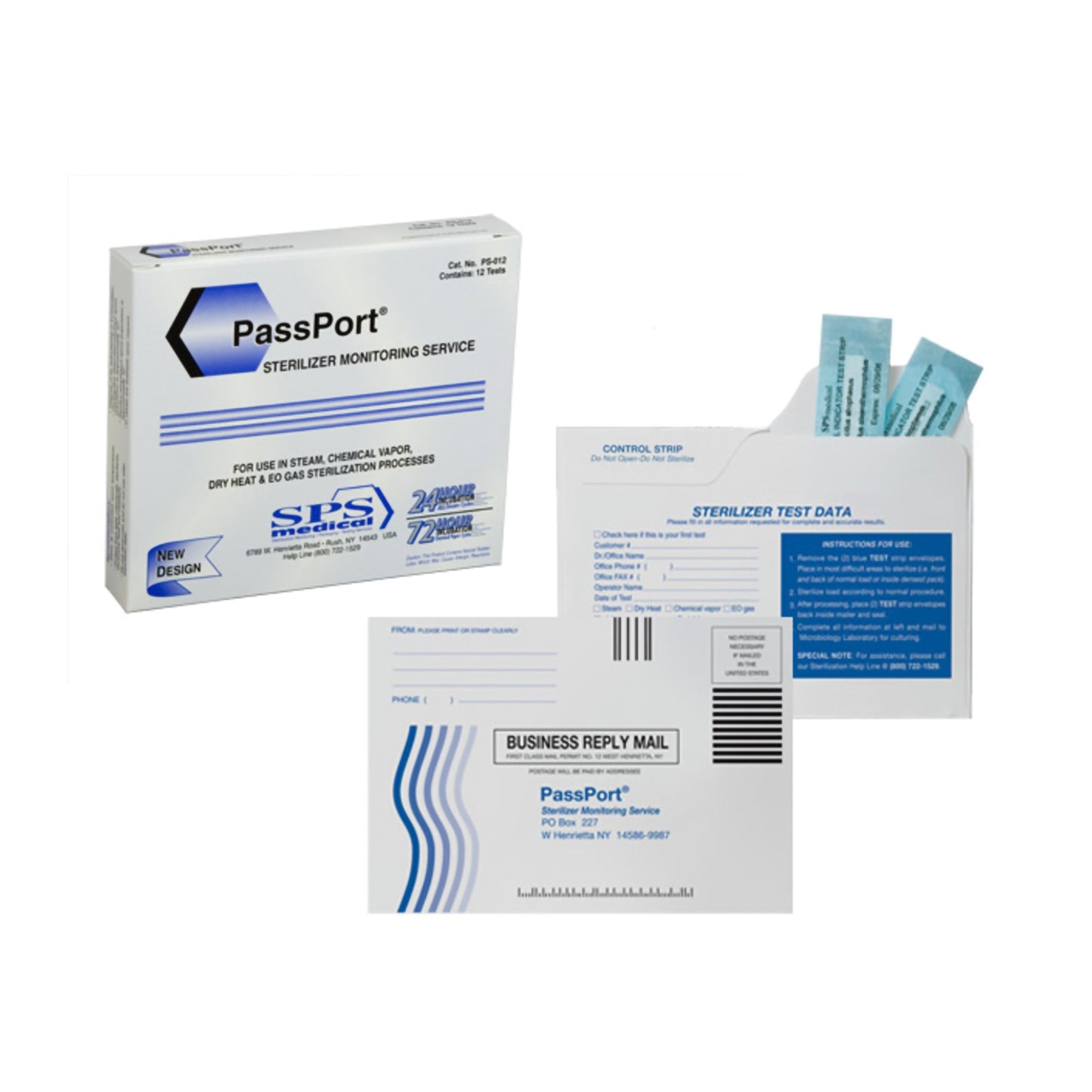 PassPort® Sterilizer Monitoring Service Passport Mailing System (632266_BX)
