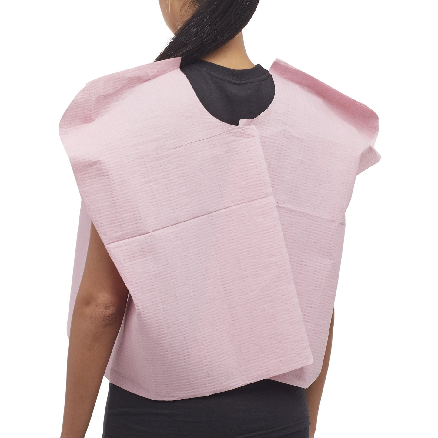 McKesson Exam Cape Mauve One Size Fits Most Front / Back Opening Without Closure Unisex Disposable (180609_CS)