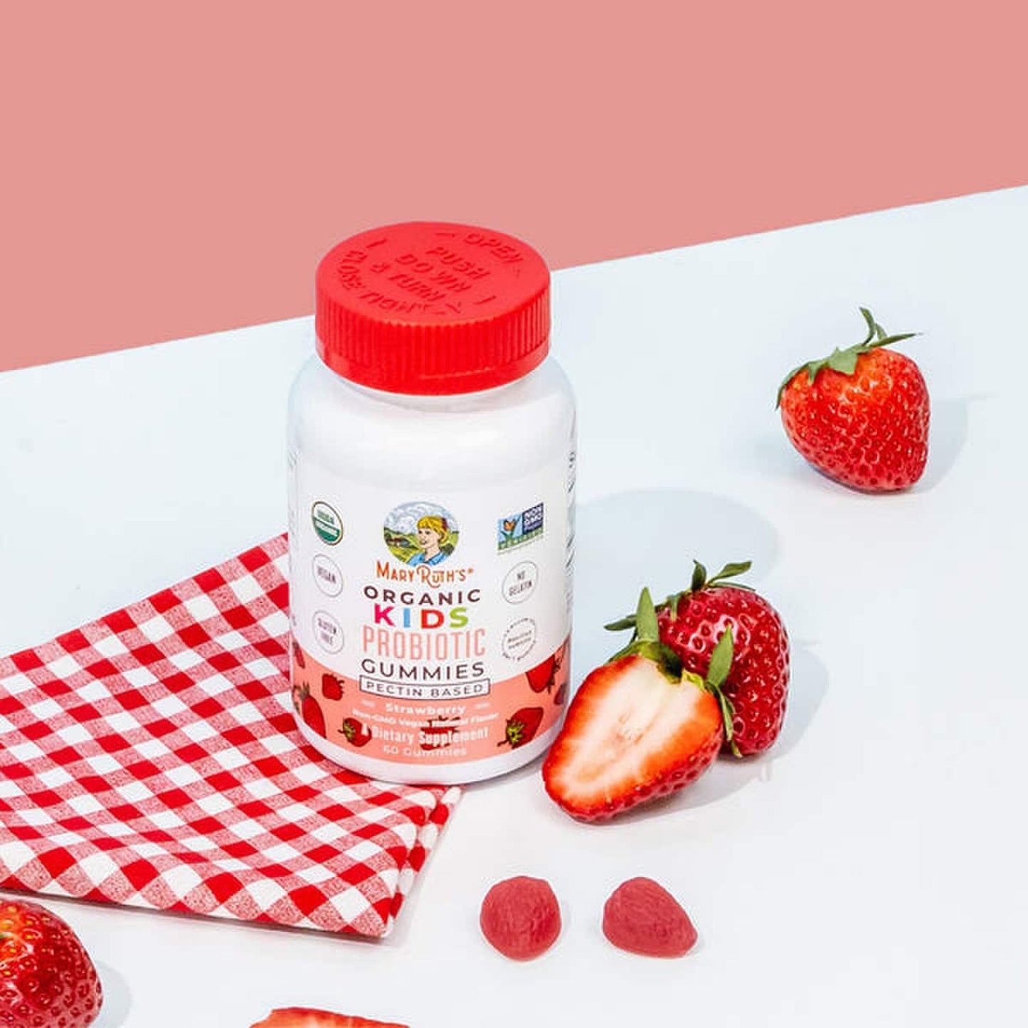 Mary Ruth's® Organic Kids Probiotic Probiotic Dietary Supplement 60 Per Bottle Gummy (1271762_EA)