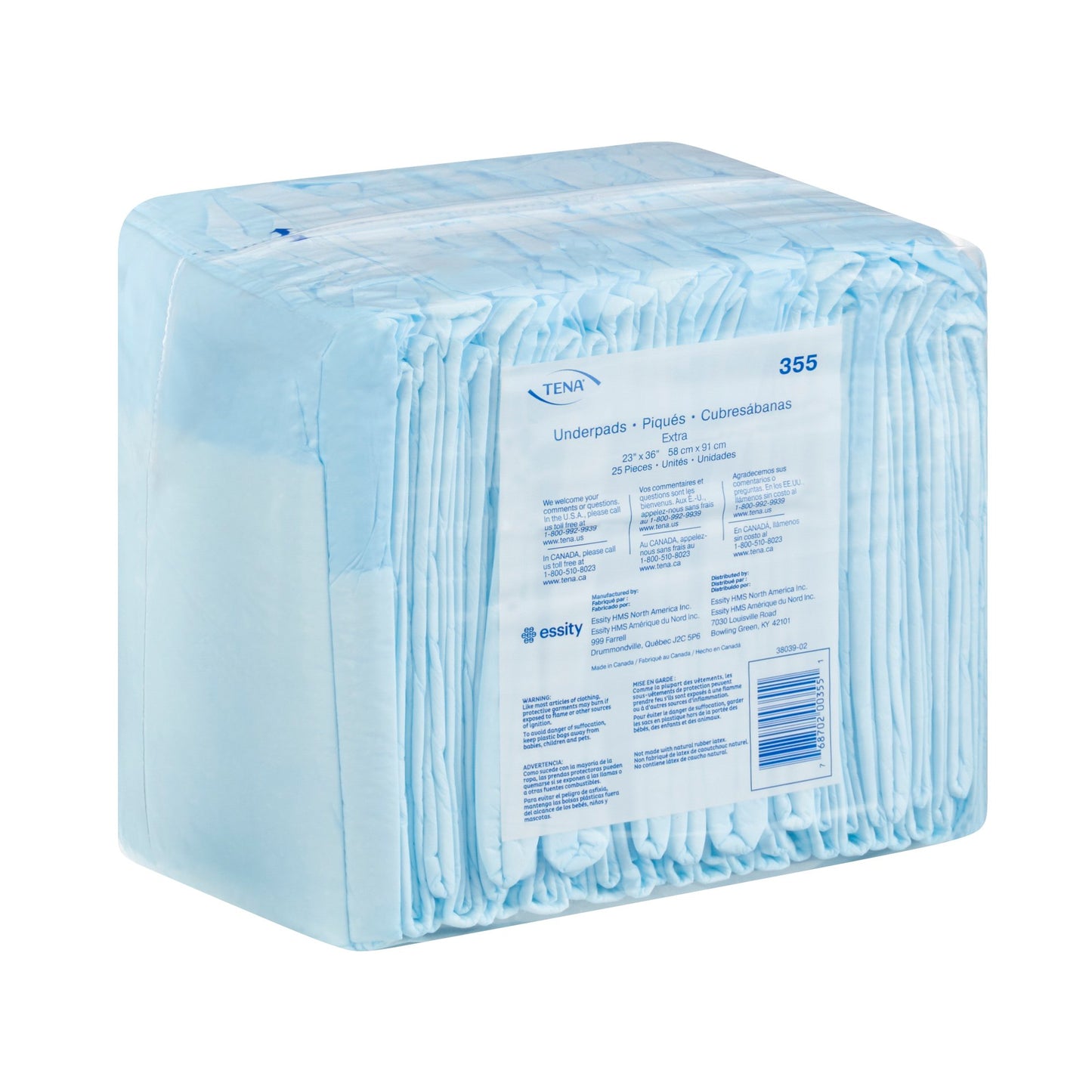 TENA® Extra Disposable Underpad 23 X 36 Inch Polymer Light Absorbency (465698_CS)