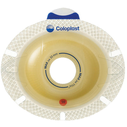 SenSura® Flex Xpro Ostomy Barrier Trim to Fit, Extended Wear Double Layer Adhesive 50 mm Flange Red Code System 3/8 to 1-3/4 Inch Opening (734895_BX)