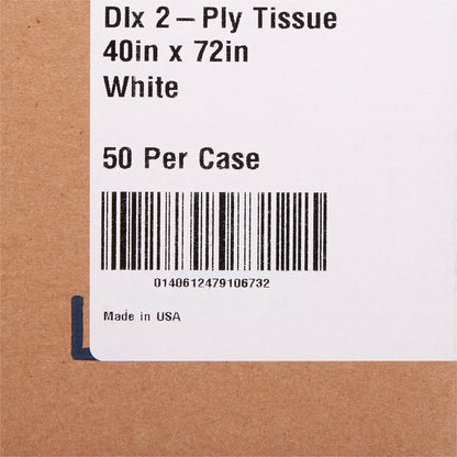 McKesson General Purpose Drape Physical Exam Drape 40 W X 72 L Inch NonSterile (40425_CS)