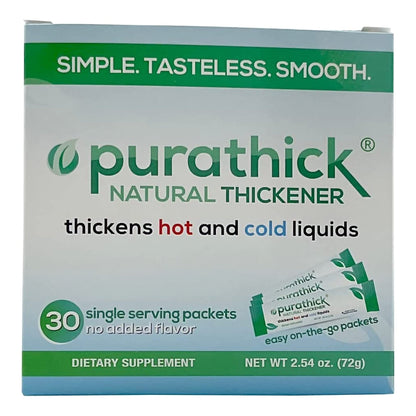 purathick™ Food and Beverage Thickener 2.4 Gram Individual Packet Unflavored Powder IDDSI Level 1 Slightly Thick (1217204_EA)