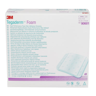 3M™ Tegaderm™ High Performance Foam Dressing 4 X 4 Inch Without Border Film Backing Nonadhesive Square Sterile (688562_EA)