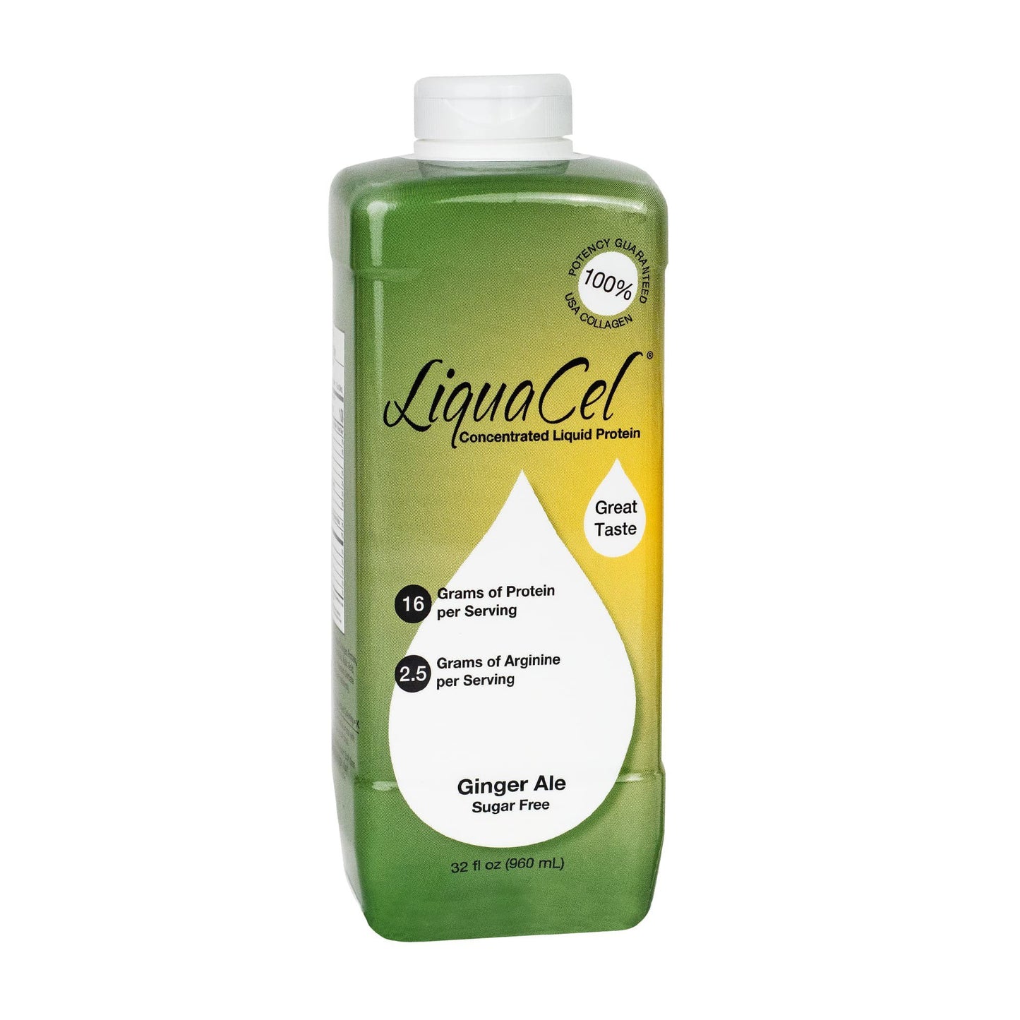 LiquaCel® Oral Supplement Ginger Ale Flavor Liquid 32 oz. Bottle (1226215_EA)