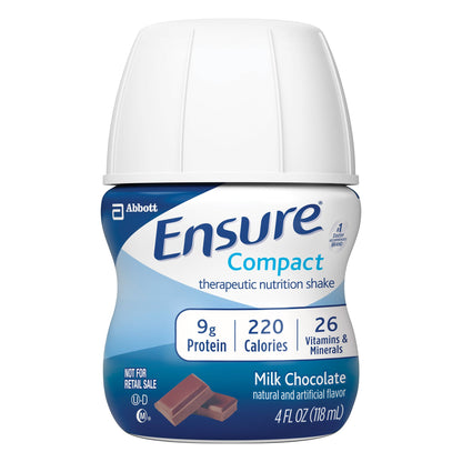 Ensure® Compact Therapeutic Nutrition Shake Oral Supplement Milk Chocolate Flavor Liquid 4 oz. Bottle (1217810_EA)