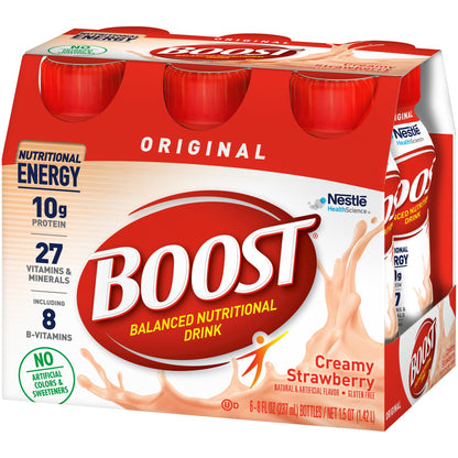 Boost® Original Oral Supplement Creamy Strawberry Flavor Liquid 8 oz. Bottle (983722_CS)