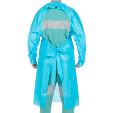 Cardinal Health™ Protective Procedure Gown One Size Fits Most Blue NonSterile Not Rated Disposable (449964_CS)