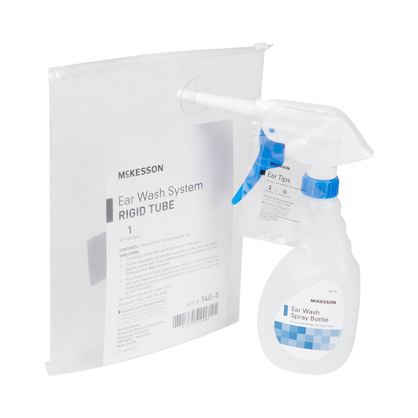 McKesson Ear Wash System Disposable Tip Blue / White (1068693_CS)