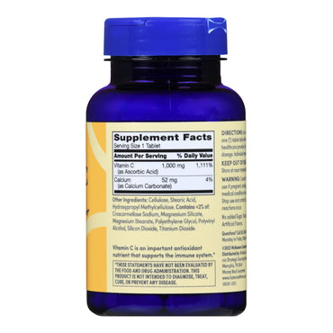 Foster & Thrive™ Vitamin C Supplement Ascorbic Acid 1,000 mg Strength Tablet 100 per Bottle (1238898_BT)
