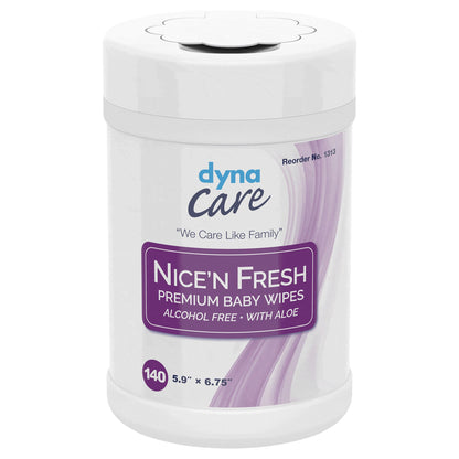 Nice'n Fresh Baby Wipe Canister Scented 140 Count (864428_CS)
